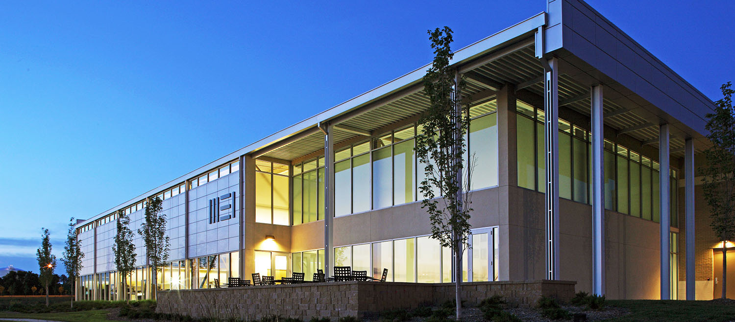 Morrissey Engineering's 4940 Building is the first building in Nebraska to be awarded LEED Platinum certification by the U.S. Green Building Council.